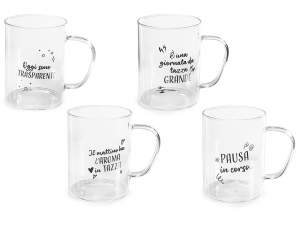 wholesale glass mugs