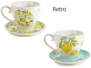 Wholesale lemon porcelain cups