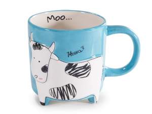 wholesale colorful animal mugs