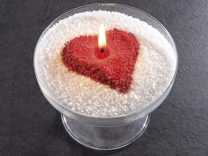 wholesaler ruby red sand wax candles