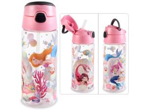 wholesale kids bottle straw mermaid