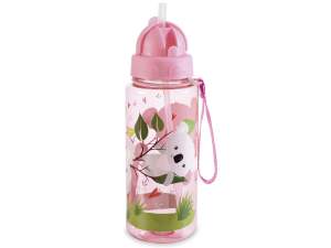 wholesale bottle water bottle straw koala kids