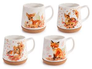 wholesale fox deer mug