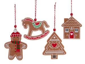 Adornos para colgar en tela/tela