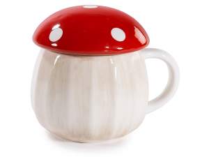 wholesaler ceramic mushroom mug
