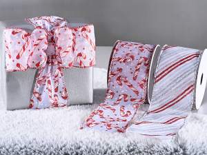 wholesale candy cane ribbon