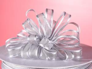 Wholesale silver veil ribbon pull