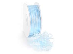 Wholesale blue veil ribbon pull