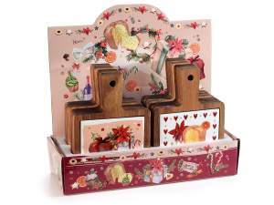 wholesale Christmas themed cutting board panettone