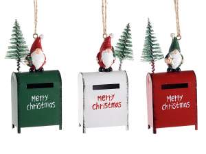 ingrosso decoro portalettere cassetta babbo natale