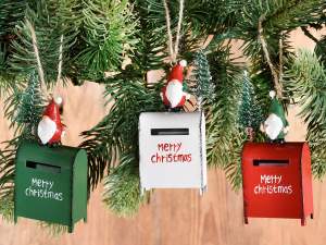 ingrosso decoro portalettere cassetta babbo natale