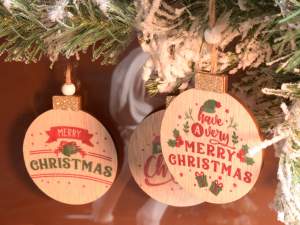 Ingrosso addobbi legno albero di natale