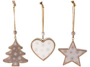grossista decori legno albero natale cuore stella