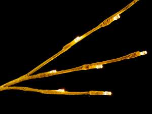 ingrosso albero luminoso rami dorati