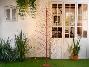 ingrosso albero luminoso rosso luci led
