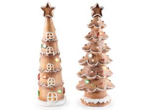 ingrosso natale albero pan di zenzero luci