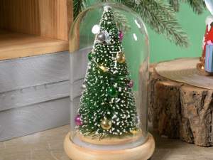Ingrosso albero Natale luci led campana vetro