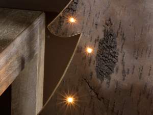 Grossisti albero Natale legno luminoso