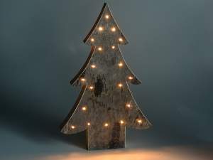 Grossisti albero Natale legno luminoso