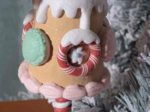 Grossista decoro albero glassato dolci natalizi