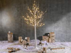 ingrosso albero natale betulla luminoso