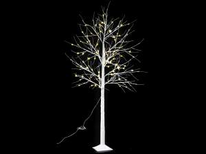 ingrosso albero luminoso effetto betulla