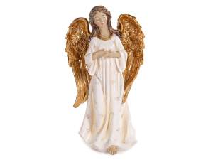 Ailes d'ange dorées en résine en gros