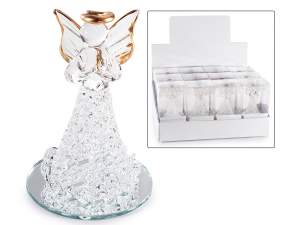 Vente en gros Anges en verre de Noël
