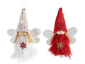 vente en gros d'anges suspendus pour Noël