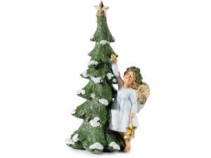 Decoración de ángel para árbol de Navidad