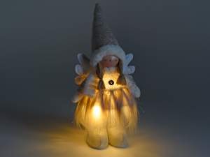 Wholesale angel fabric light window decoration