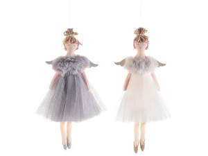 Ingrosso angeli tulle natale