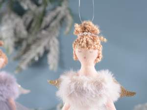 Ingrosso angeli tulle natale