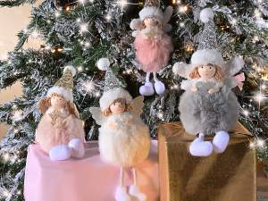 Grossisti natale angeli pompon addobbi