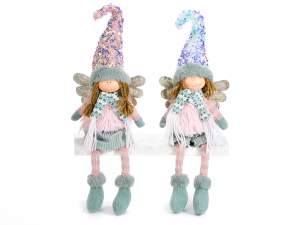 Grossista angeli stoffa paillettes