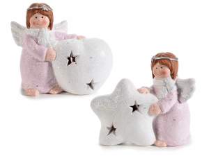 Ingrosso angelo decorativo glitter