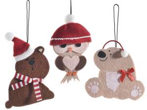 Animales de tela navideños al por mayor