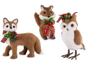animaux décoratifs en fibre en gros