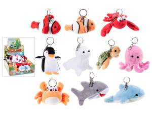 ingrosso peluche porta chiavi pesci