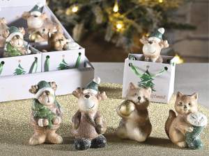 ingrosso animaletto decorativo di natale