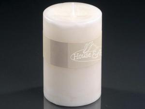 Antique white wax candles