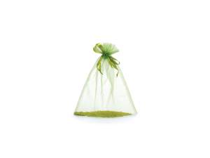 Wholesale apple green organza bag