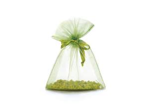 Green organza bags wholesaler