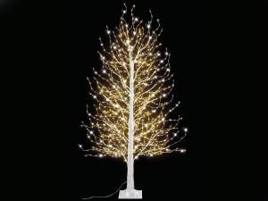mayorista de ramas y luces blancas para árboles
