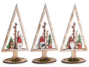 Decoración al por mayor de árbol de madera