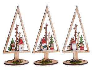 Decoración al por mayor de árbol de madera