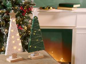 Árbol de Navidad decorativo al por mayor con luces