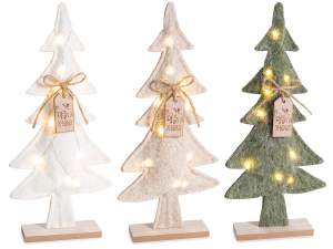 Árbol de Navidad decorativo al por mayor con luces
