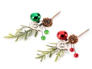 Artificial Christmas garlands and flowers