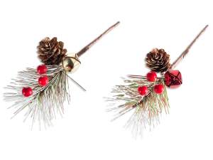Artificial Christmas garlands and flowers